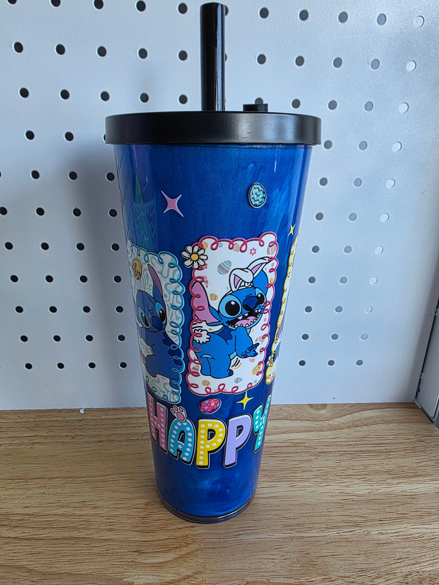 24oz Cateye Stadium Tumbler - Easter Stitch