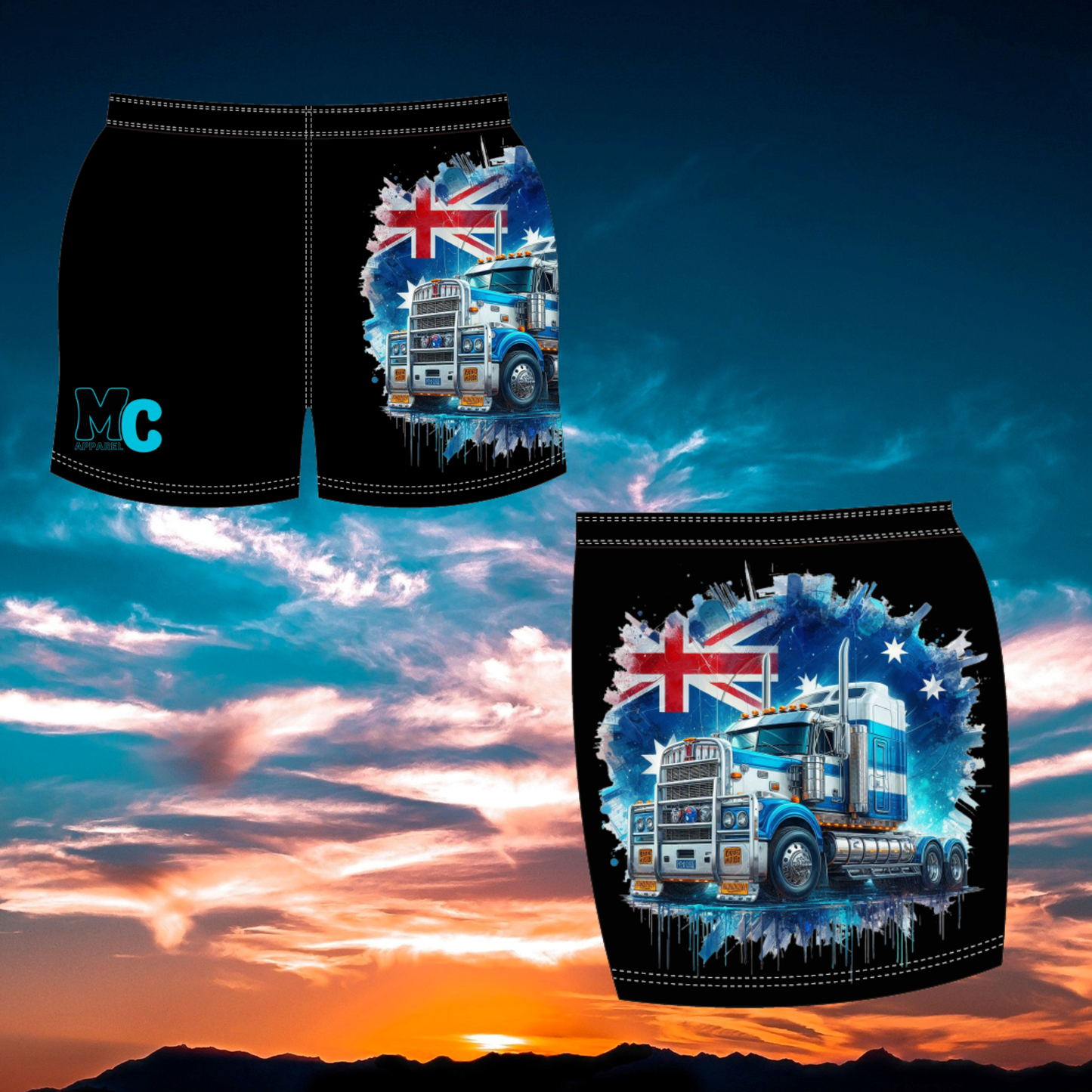 Blue Trucker Short - PRE ORDER