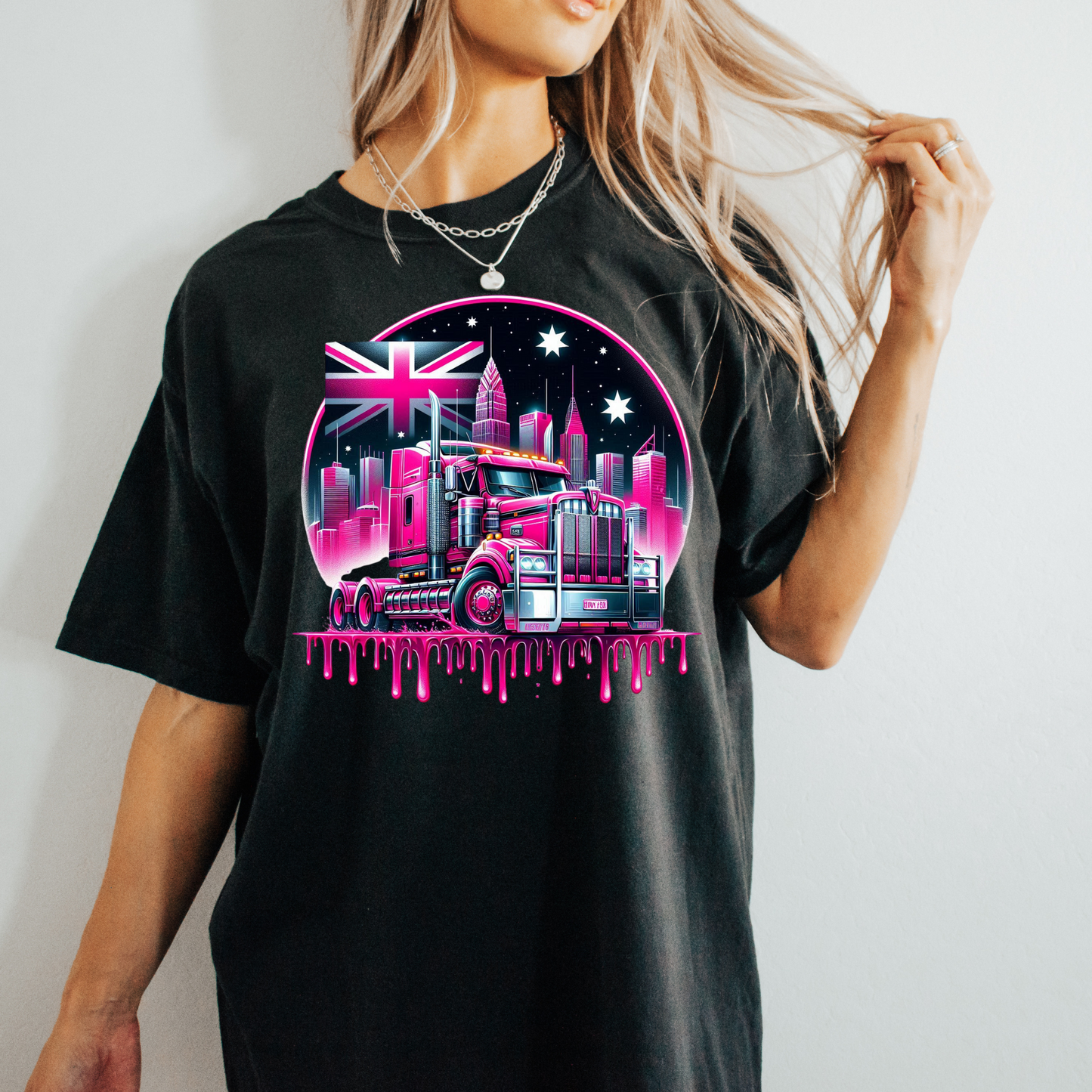Pink Trucker Girl