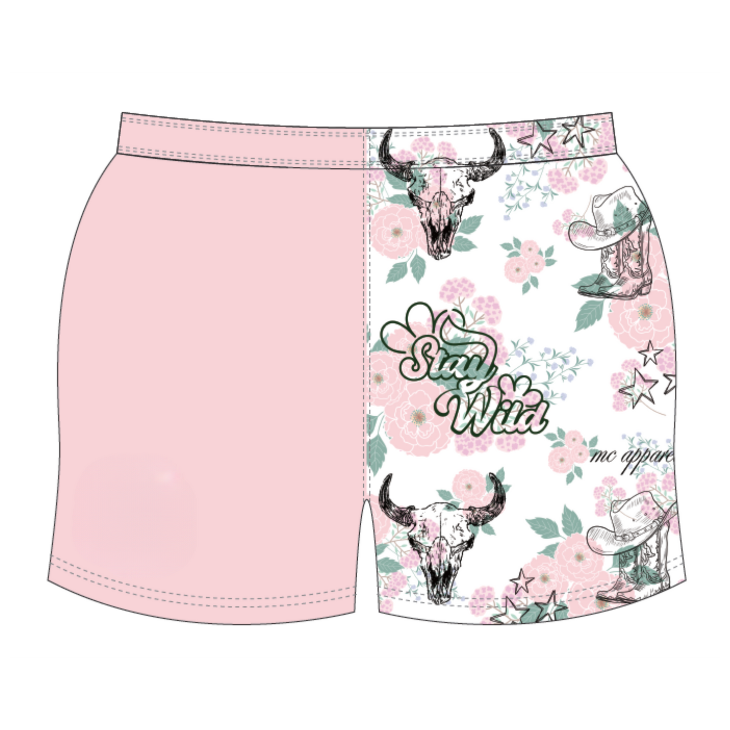 Stay Wild Footy Shorts - PRE ORDER