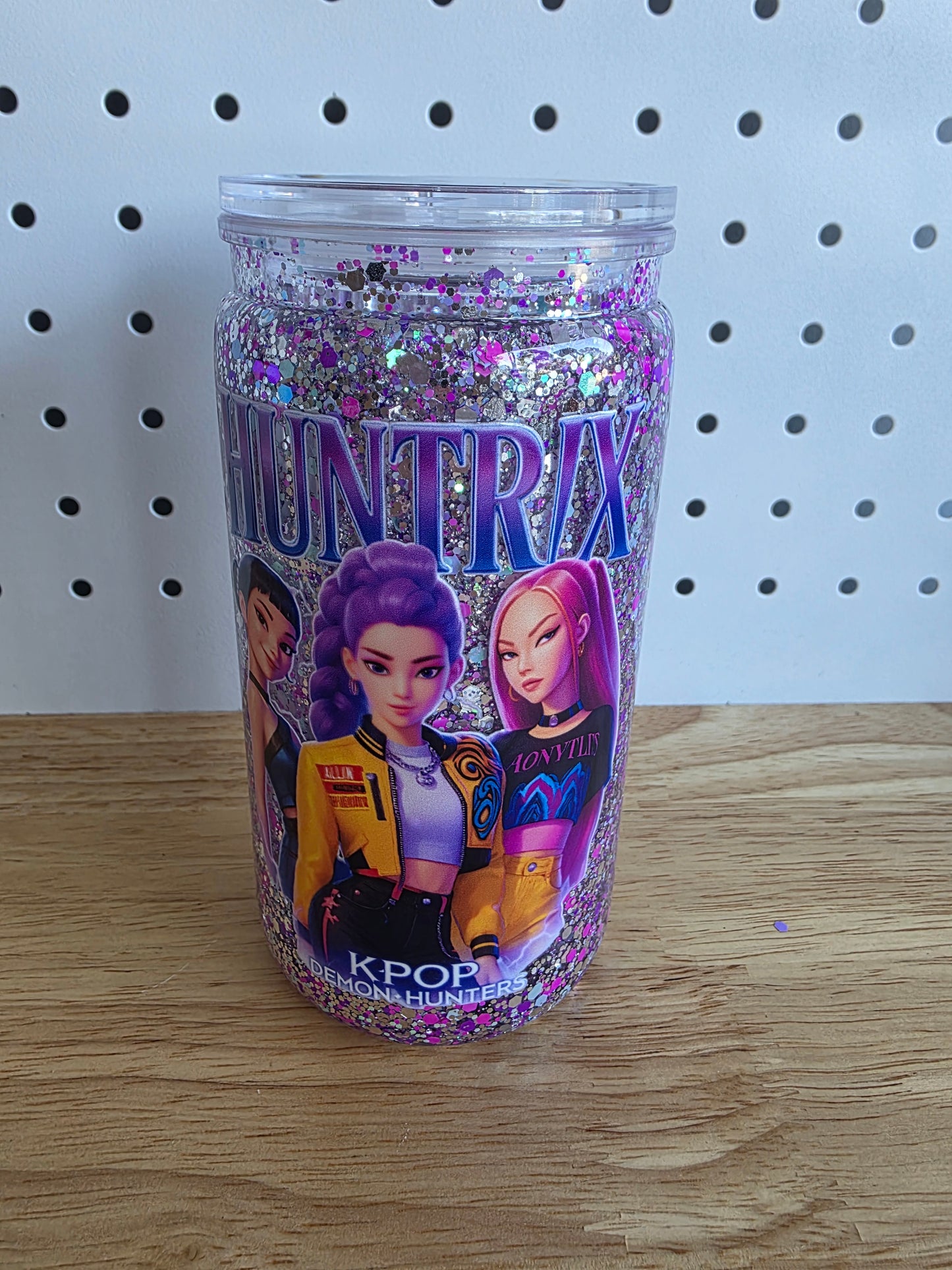 16oz Acrylic Snowglobe - Huntrix