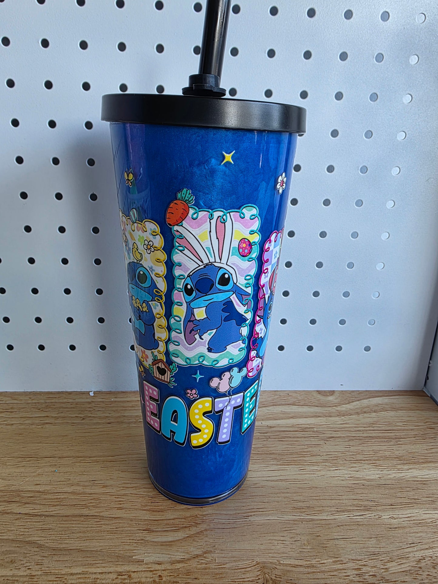 24oz Cateye Stadium Tumbler - Easter Stitch