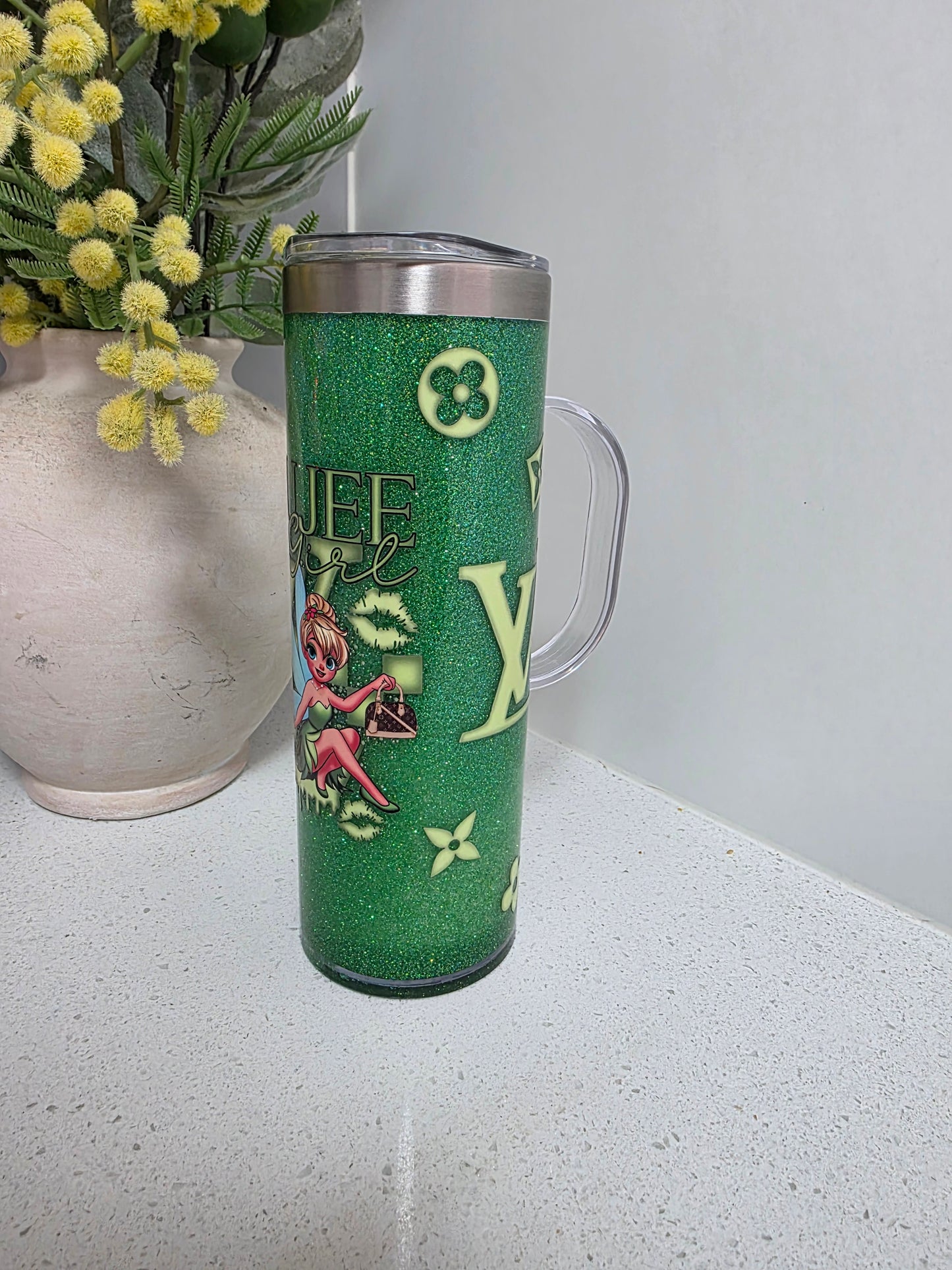 20oz Stainless Steel Tinkerbell Tumbler