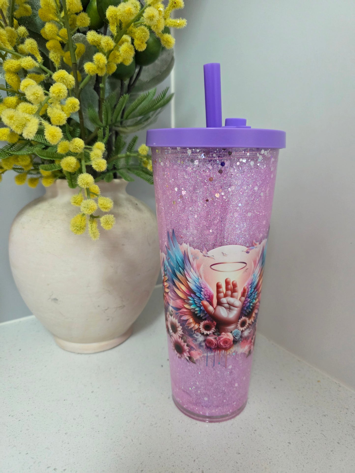 Angel Hand Tumbler