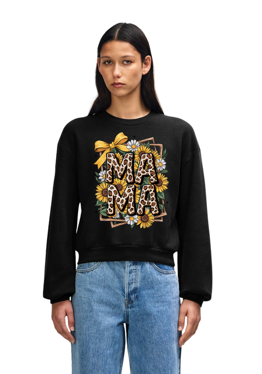Crewneck - Lepoard Mama