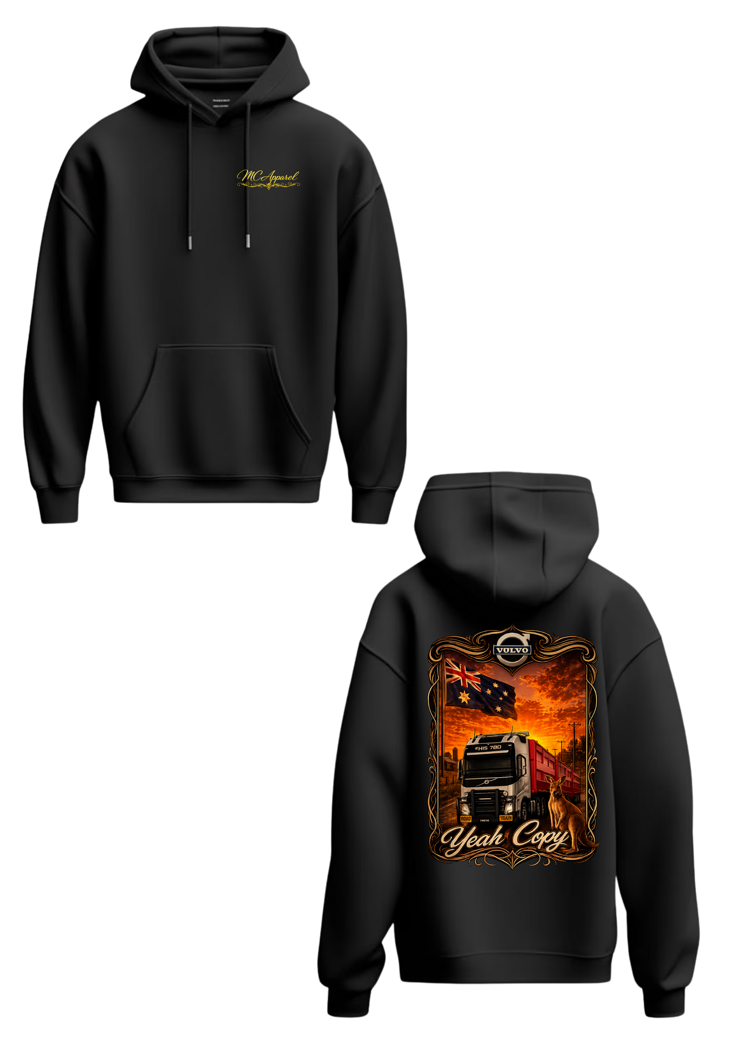 Volvo Yeah Copy Hoodie