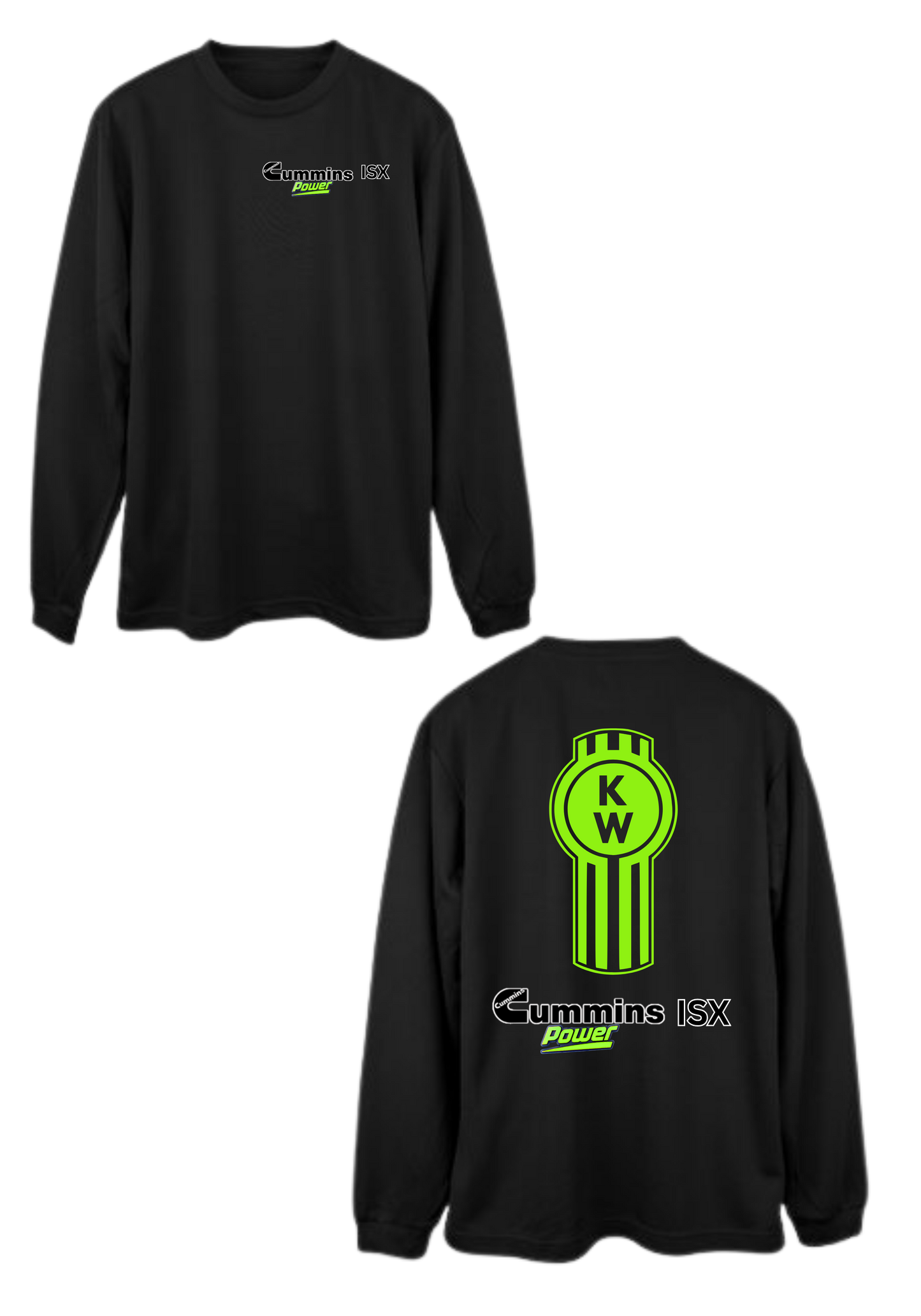 Lime Green Kenworth ISX - Long Sleeve