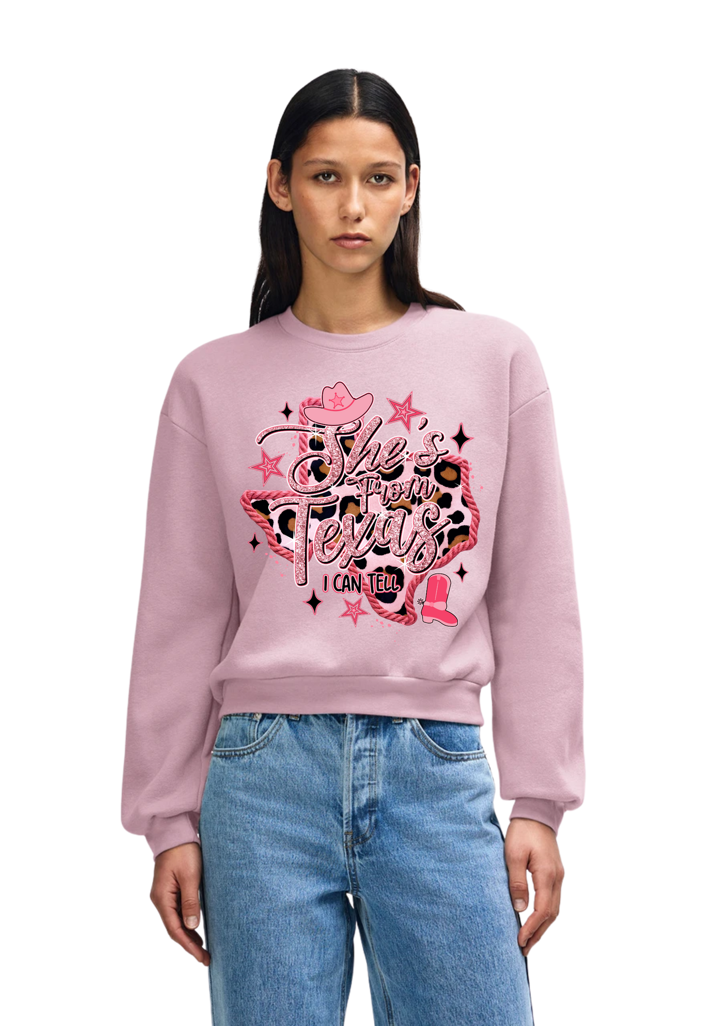Crewneck - She's from Texas I Can Tell