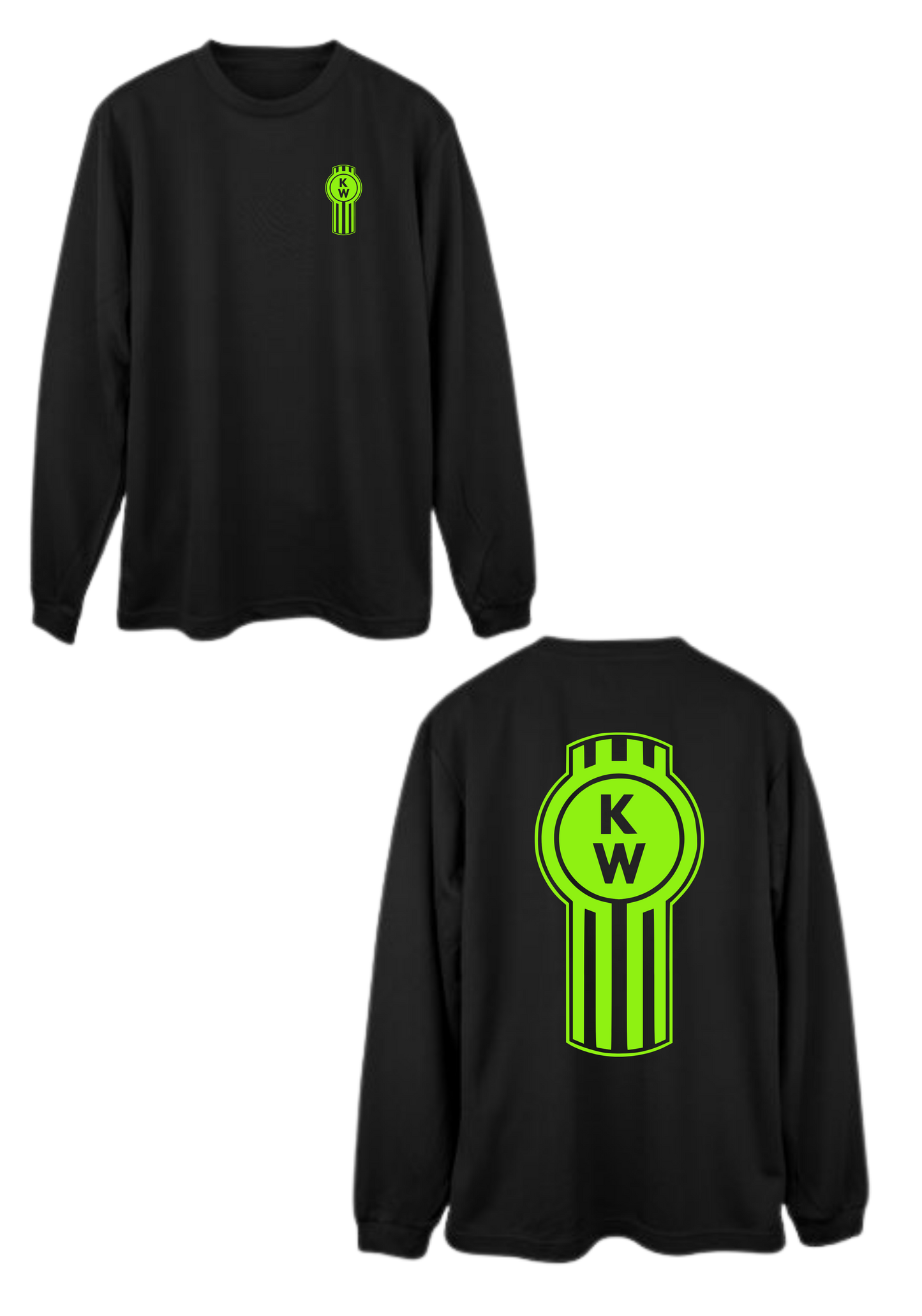 Lime Green Kenworth - Long Sleeve