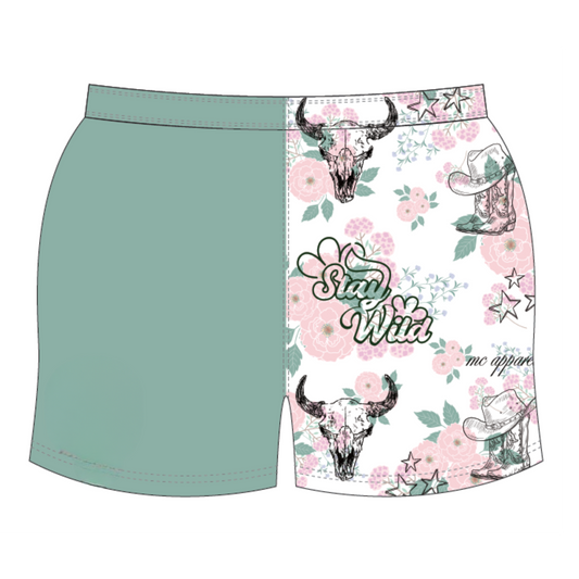 Stay Wild Footy Shorts - PRE ORDER