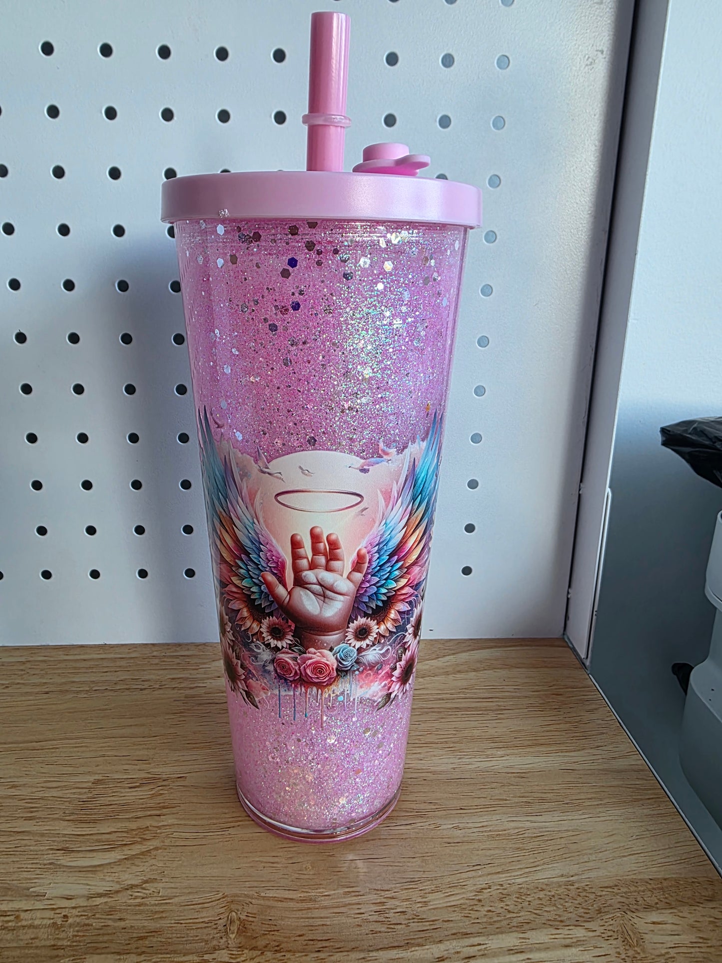 24oz Acrylic Tumbler - Angel Baby