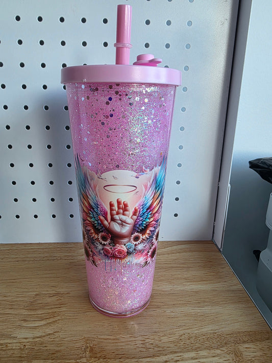 24oz Acrylic Tumbler - Angel Baby
