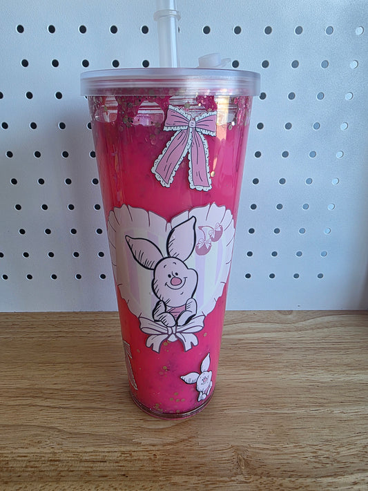 24oz Acrylic Mica Tumbler - Piglet