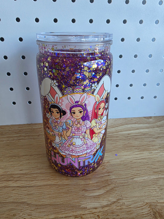 16oz Acrylic Snowglobe - Huntrix