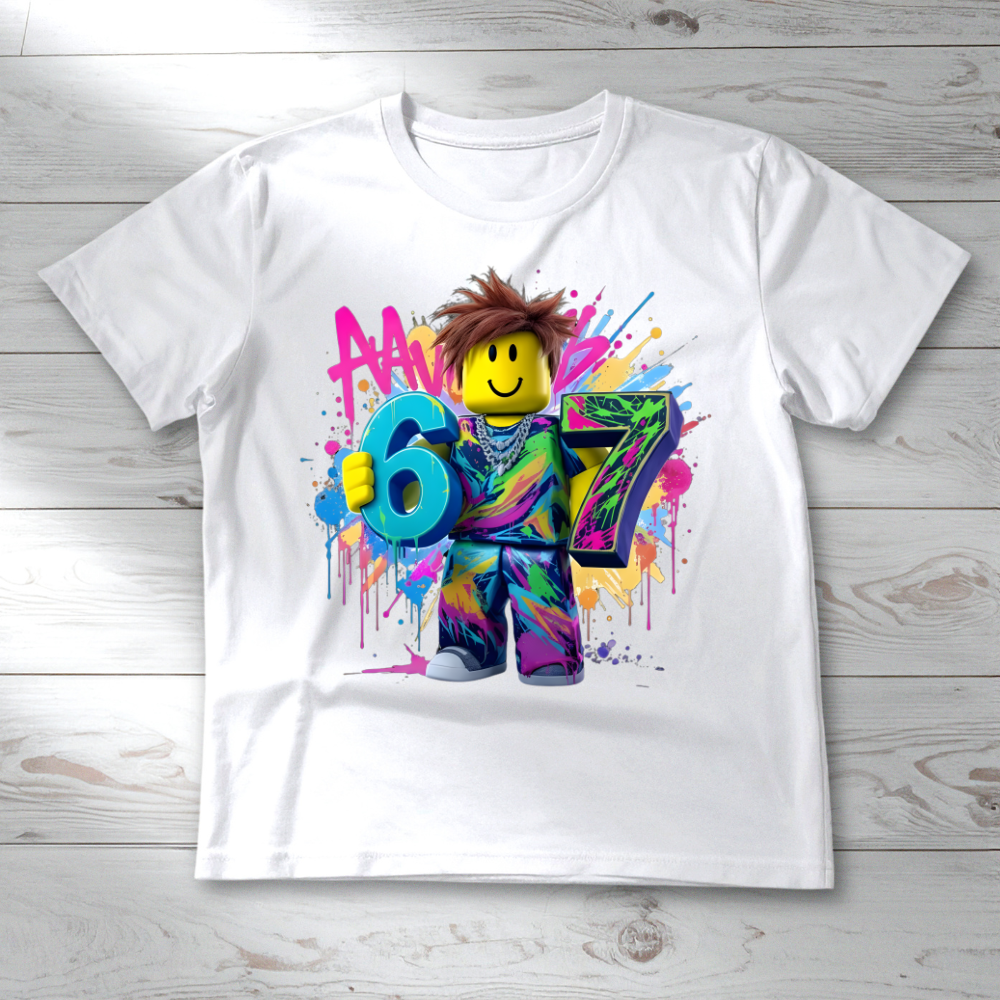 Kids 67 Roblox Tee