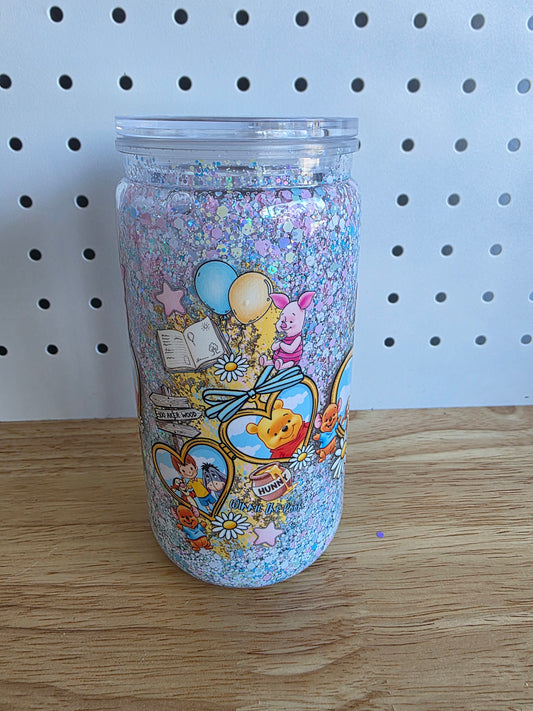 16oz Acrylic Snowglobe - Pooh & Friends