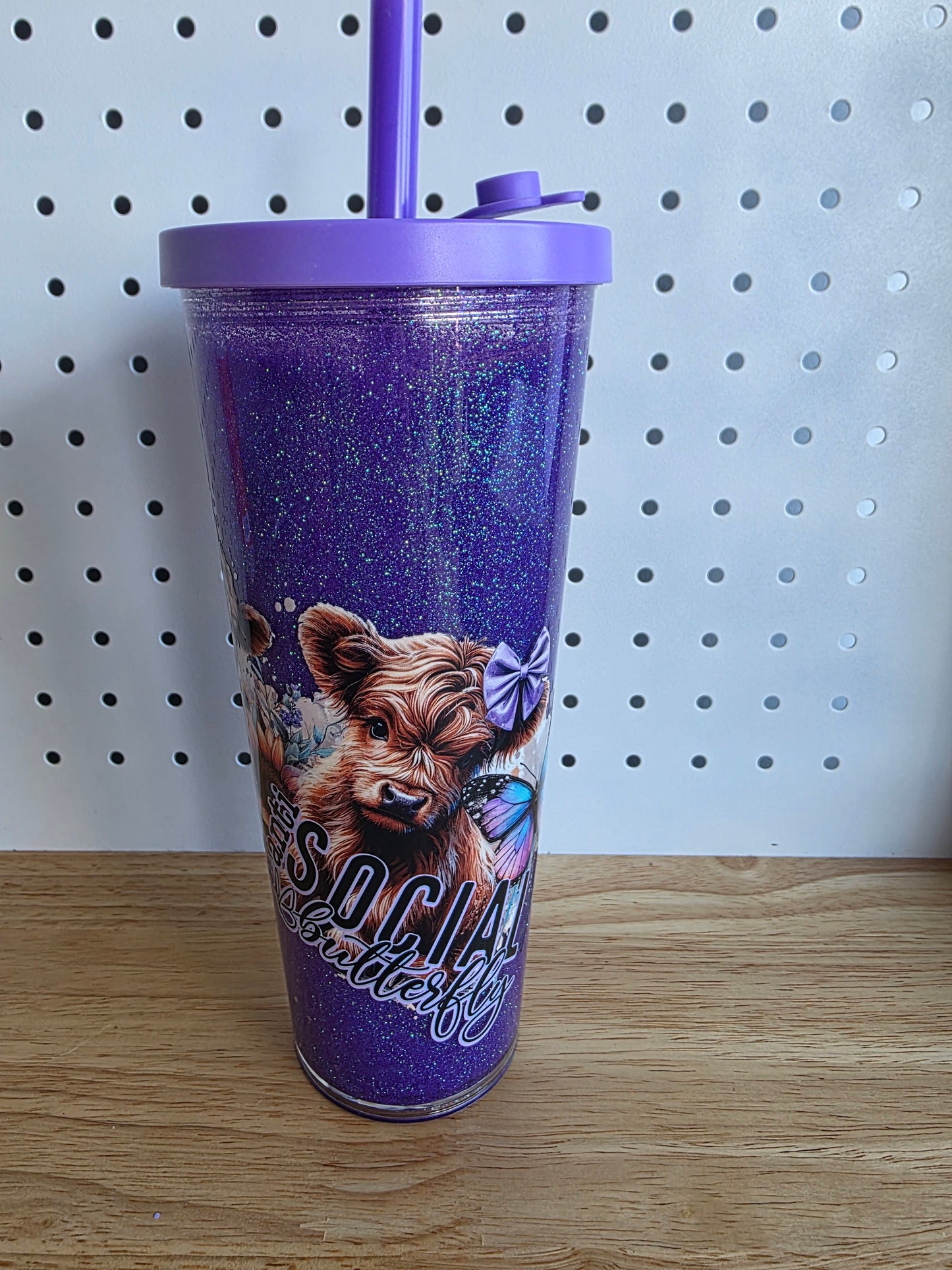 24oz Acrylic Tumbler - Anti Social