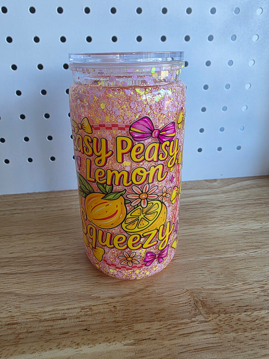16oz Acrylic Snowglobe - Lemon Squeezy